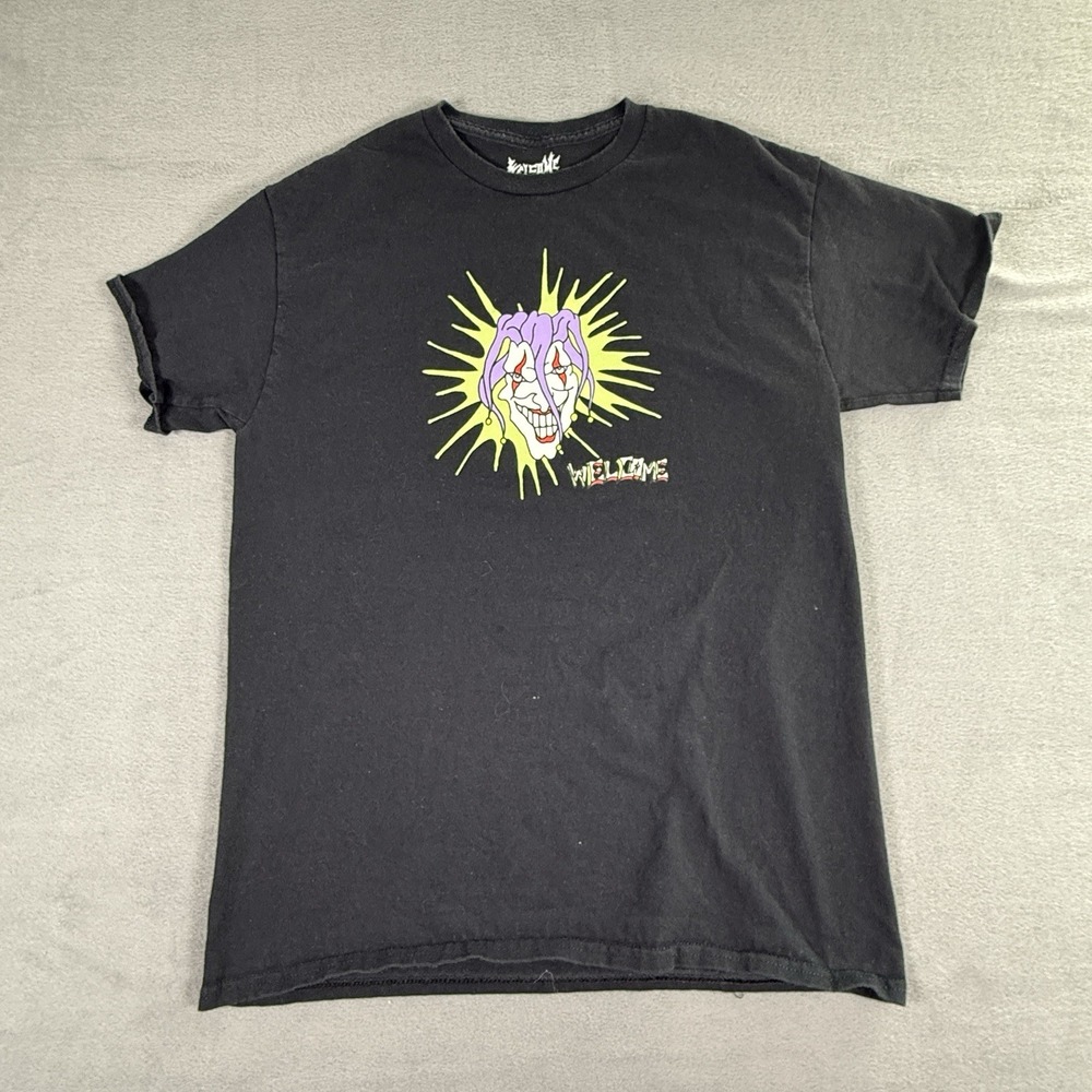 Welcome Skateboards Jester T-Shirt Black Medium